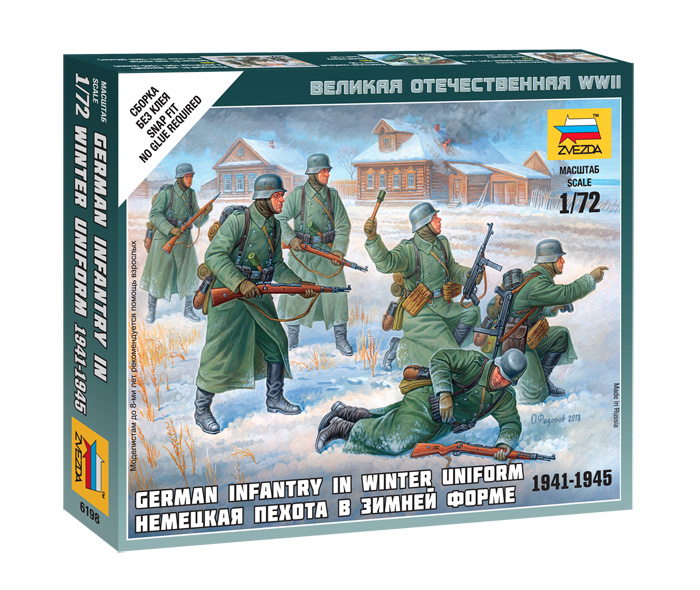 German Infantry In Winter Uniform 1941-1945