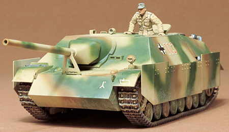 Модель - Ягдпанцер Jagdpanzer IV c фигуркой. 