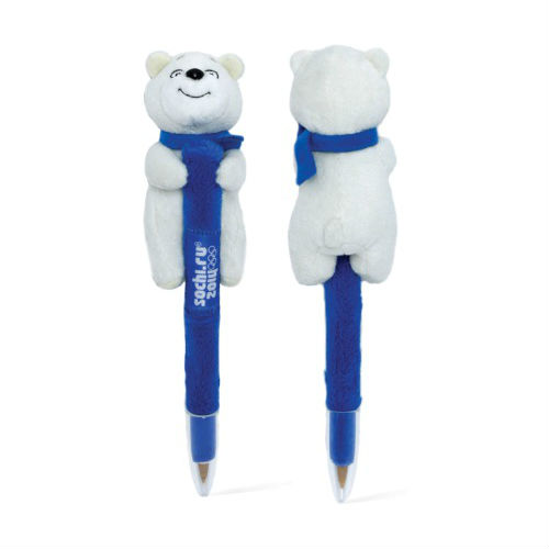 Белый Мишка ручка мягкая 18 см