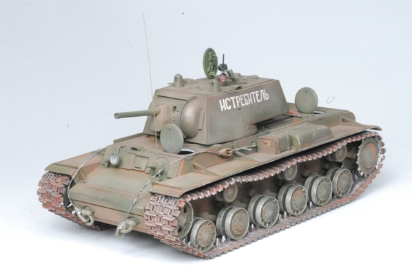 Модель - Советский танк КВ-1 образца 1940 года.. 