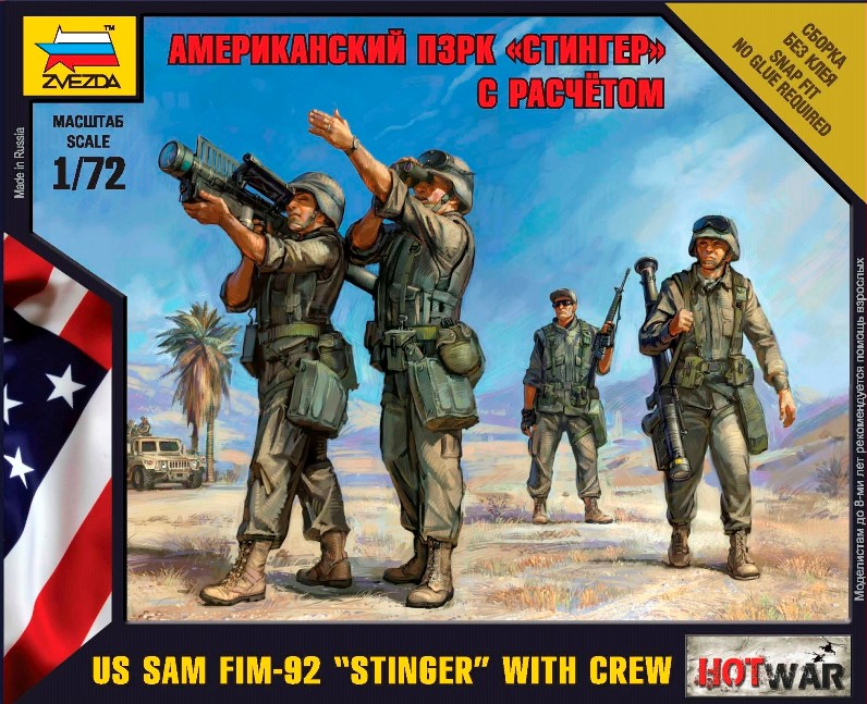 US SAM FIM-92 STINGER With Crew. 