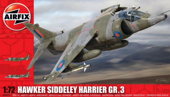 Модель - Харриер GR3 - Hawker Siddeley Harrier GR3
