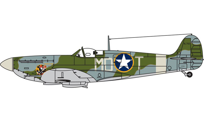 Модель - Supermarine Spitfire MkVb Спитфайр MkVb. 