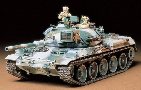Модель - JGSDF Type 74 Японский основной танк. 