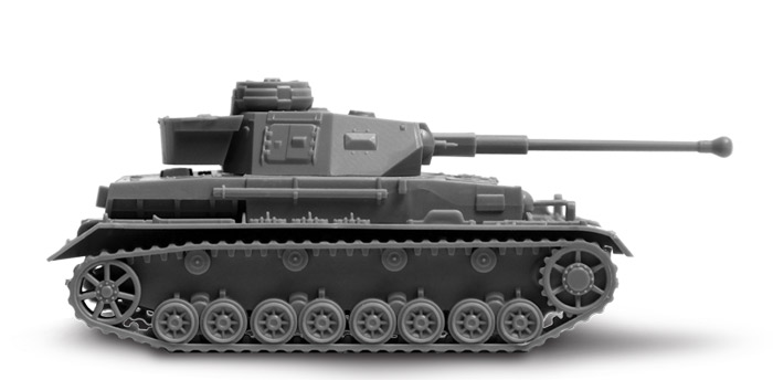 Модель - Немецкий средний танк T-IV F2 Pz.Kpfw. IV. 