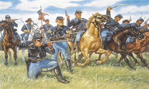 Модель - Солдатики Union Cavalry (American Civil War)