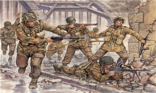 Модель - Солдатики Britich Paratroopers (WWII)