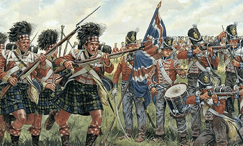  Модель Британская и шотландская пехота