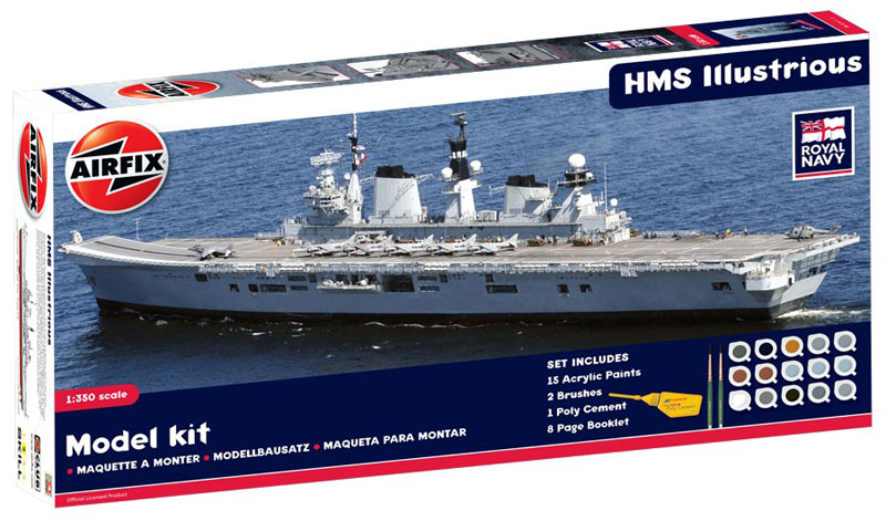 Модель - КОРАБЛЬ  HMS ILLUSTRIOUS 1/350