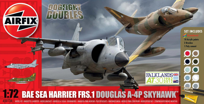 Модель - САМОЛЕТЫ DOGFIGHT DOUBLE A-4/HARRIER 1/72