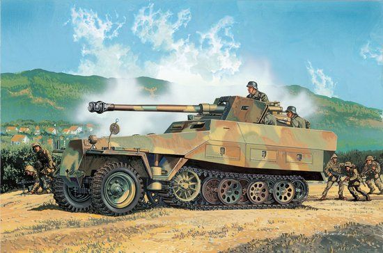 Модель - Бронетранспортер Sd.Kfz.251/22 Ausf D w Pak 40
