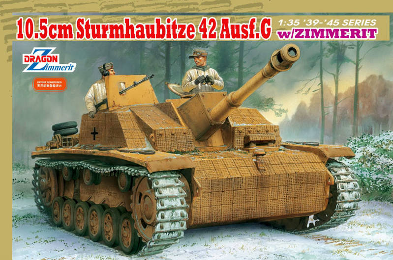Танк 10.5cm STURMHAUBITZE 42 Ausf.G w/ZIMMERIT