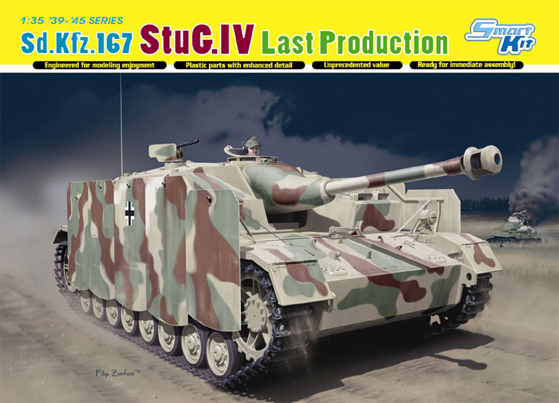 Модель - Танк StuG.IV поздний