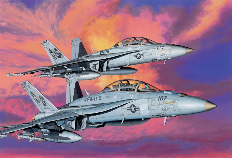Модель - Самолет F/A-18F