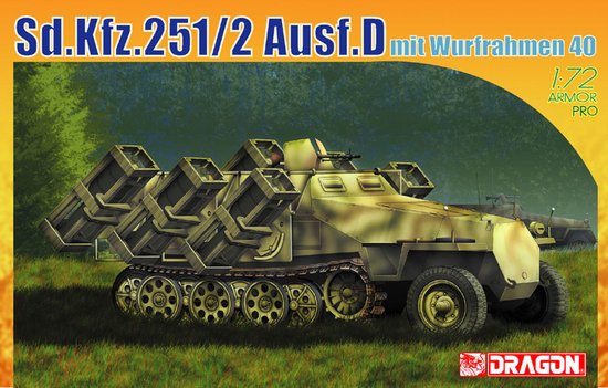 Модель - Бронетранспортер Sd.Kfz.251 Ausf.D mit WURFRAHMEN 40