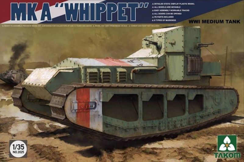 Medium tank  MK A WHIPPET
