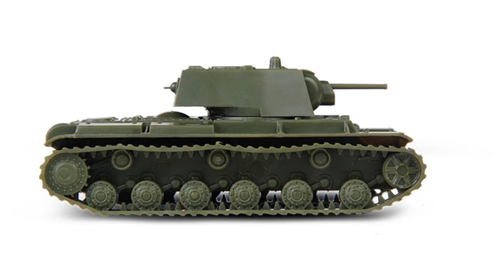 Советский тяжёлый танк КВ-1 обр. 1941г. с пушкой Ф-32. 