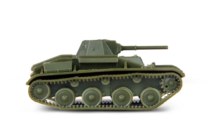 Soviet Light Tank T-60. 