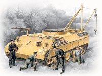 Bergepanther with German Tank Crew