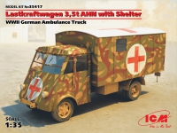 Lastkraftwagen 3.5 t AHN with Shelter, WWII German Ambulance