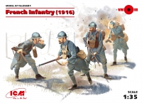 French Infantry (1916) (4 figures)