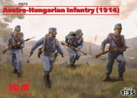 Модель - Пехота Австро-Венгрии (1914г.) (4 фигуры)