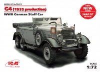 G4 (1935 production), WWII German Staff Car (100% new molds)