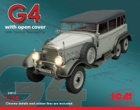 Typ G4 with open cover, WWII German Personnel Car