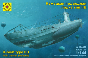  Модель Немецкая подводная лодка тип IIB