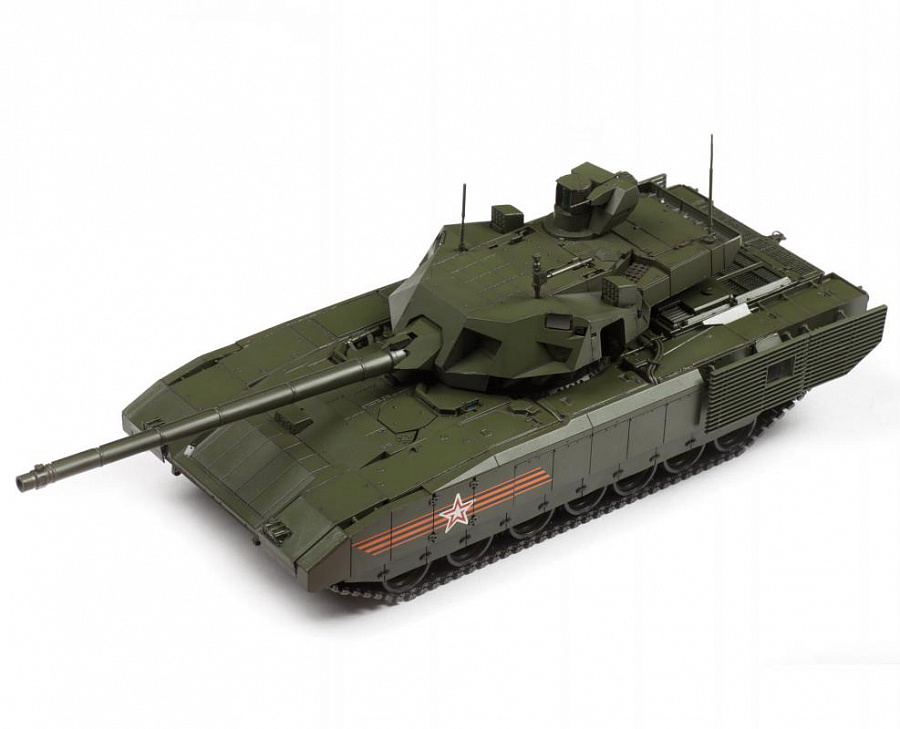 Модель - Т-14 Армата Российский омновной танк нового поколения. 