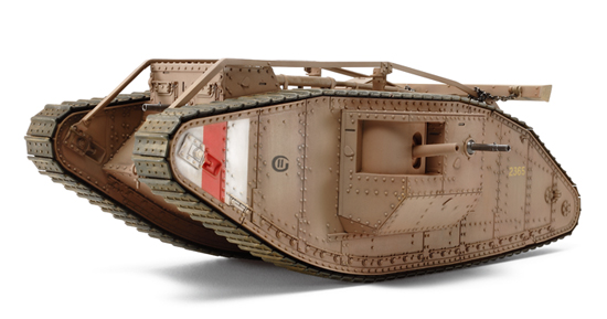 WWI British Tank Mk.IV Male (w/Single Motor). 