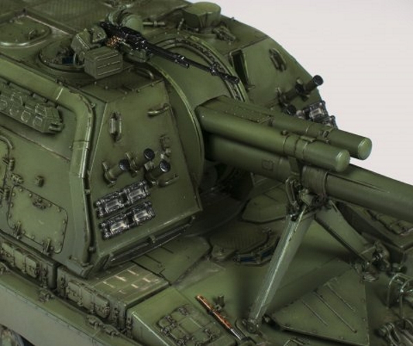 Модель - Российская самоходная 152-мм артиллерийская установка Мста-С. 