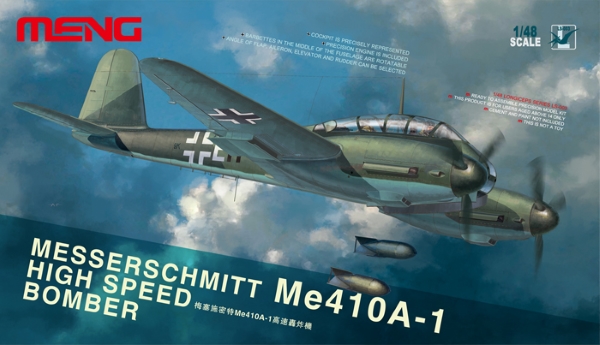 Модель - Meng 1/48 Самолет Messerschmitt Me-410 A-1 Hight Speed Bombe