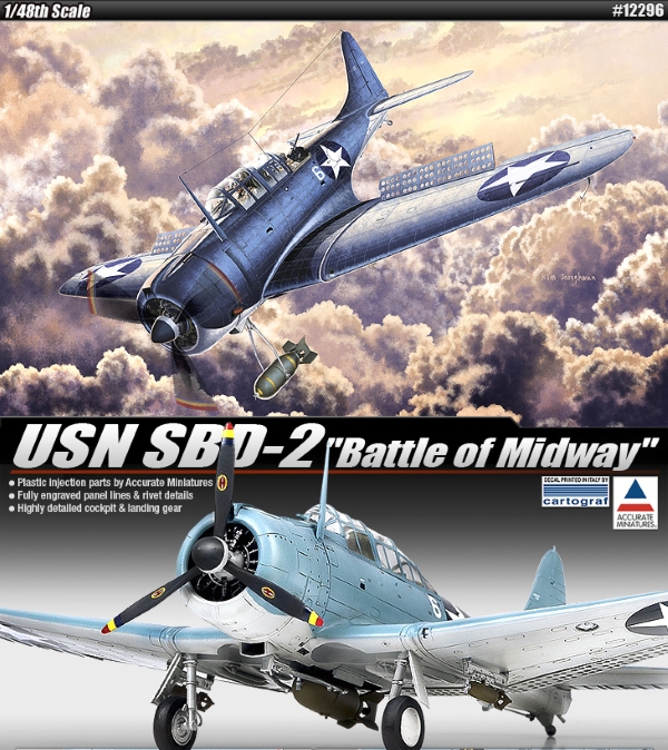Модель - Самолет USN SBD-2 &quot;Midway&quot;