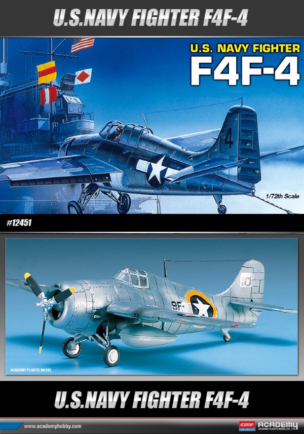  Модель Самолет  GRUMMAN F4F-4 WILDCAT (1:72)
