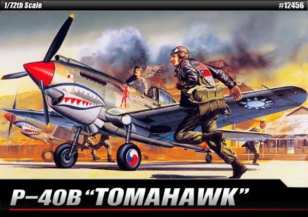 Модель - Самолет  CURTISS P-40B TOMAHAWK (1:72)