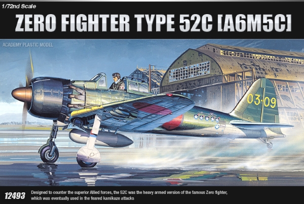 Модель - Самолет  A6M5c Zero Fighter type 52c  (1:72)