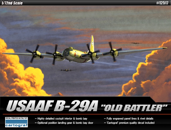 Модель - Самолет  USAAF B-29A &quot;OLD BATTLER&quot;  (1:72)