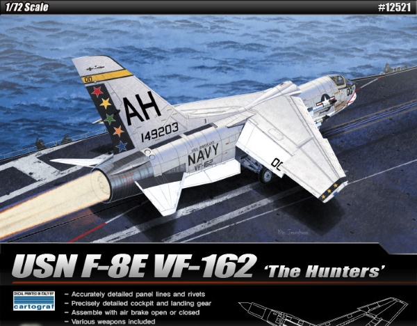 Модель - Самолет USN F-8E VF-162 &quot;The Hunters&quot; (1:72)
