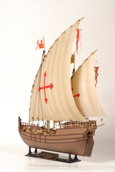 Модель - Корабль Христофора Колумба Нинья. 