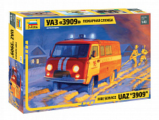 Модель - УАЗ «3909» Пожарная служба