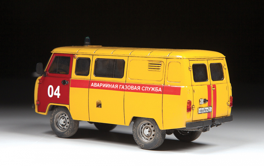 Модель - УАЗ 3909 Аварийно-газовая служба. 