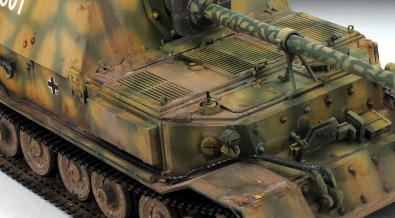 Модель - Фердинанд немецкий истребитель танков. 