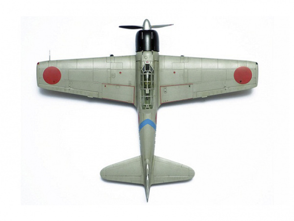 Модель - Mitsubishi A6M3 Zero Fighter Японский палубный истребитель. 