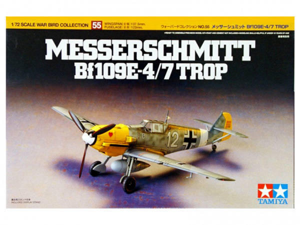 Модель - Messerschmitt Bf 109E-4/7 Trop (1:72)