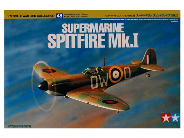 Модель - Supermarine Spitfire Mk.I (1:72) Британский истребитель