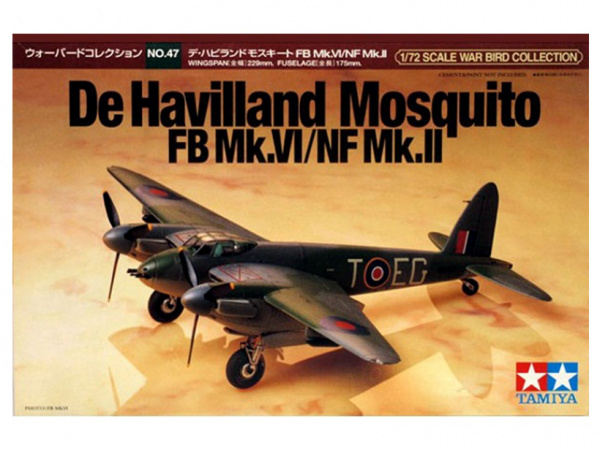 Модель - De Havilland Mosquito FB Mk.VI/HF Mk.II (1:72)