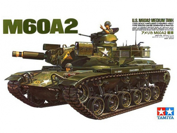 Модель - M60A2 Американский средний танк с двумя фигурами (1:35)