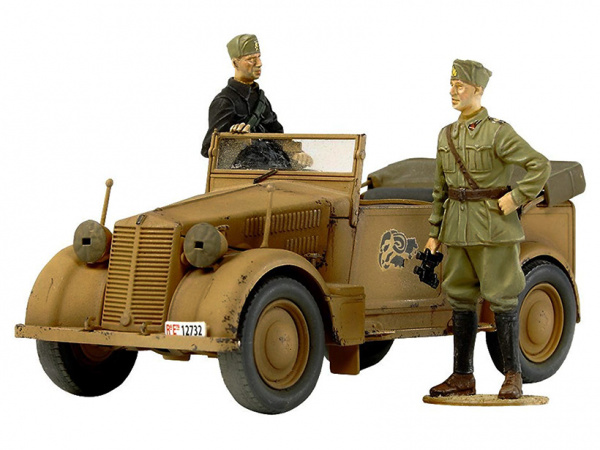 Модель - 508CM Coloniale с фигурами водителя и офицера (1:35). 
