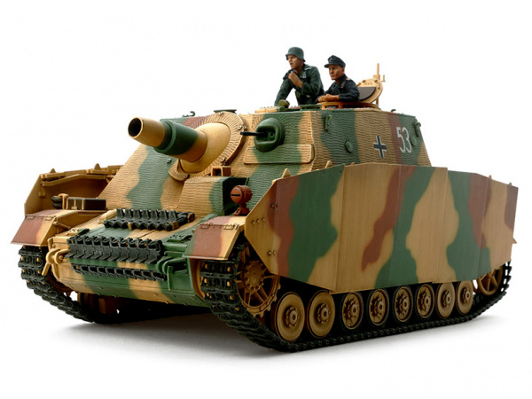 Модель - Sturmpanzer IV BRUMMBAR, поздняя версия с 2 фигурами (1:35). 
